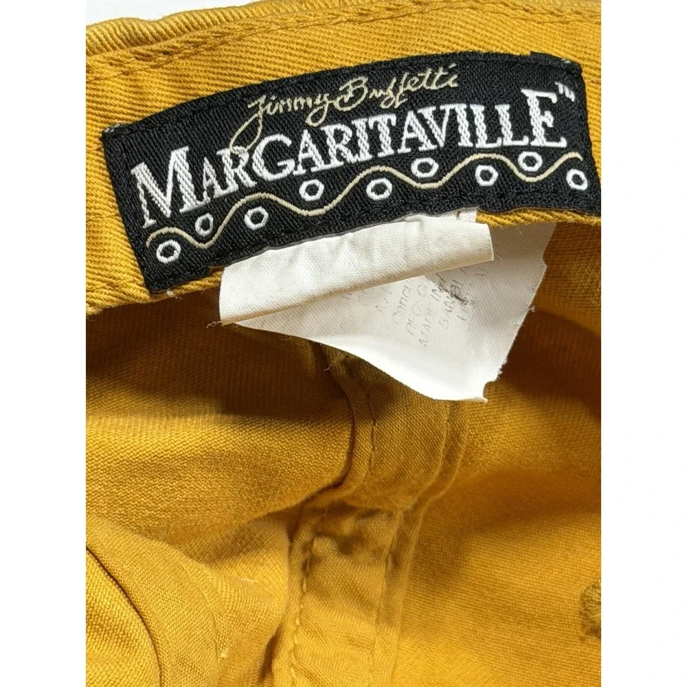 Jimmy Buffett Margaritaville No Shoes No Shirt No Problem Cancun Hat Cap Yellow